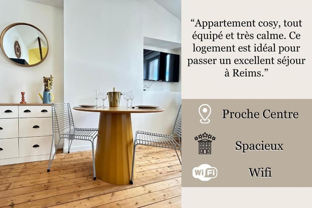 Ete Magnifique T2 Tout Equipe Proche Centre-Ville Reims Kültér fotó