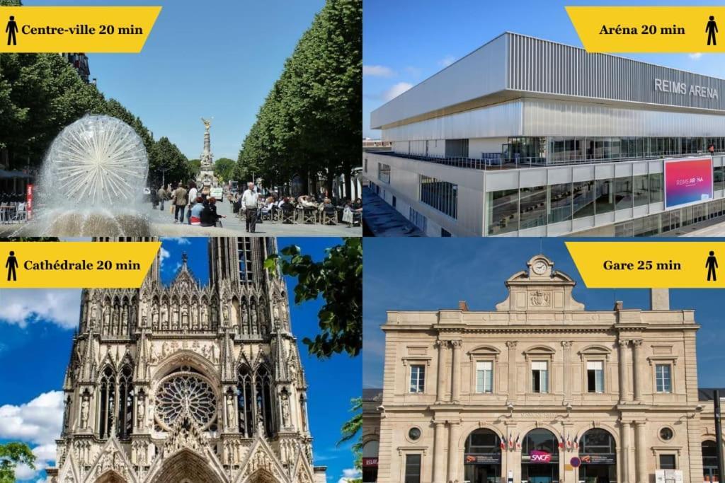 Ete Magnifique T2 Tout Equipe Proche Centre-Ville Reims Kültér fotó
